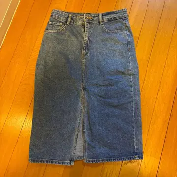 ZARA AUTHENTIC DENIM 타이트 스커트 무릎 기장