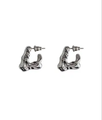실버 Jent Louis 젠틀루이스 귀걸이 양쪽 귀