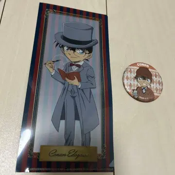 명탐정 코난 코난 플라자 혜택 티켓 파일 메탈릭 캔뱃지 F