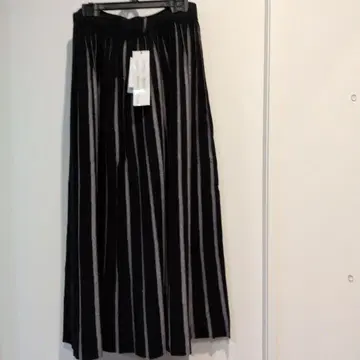 STYLE RAVIE 플리츠 스커트 블랙/그레이