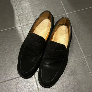 아바하우스 스웨이드 로퍼 블랙 27cm