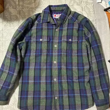 es Bobby Worst 긴팔 충전솜 플란넬 셔츠 L