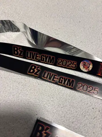 B'z LIVE-GYM 2025 은색 테이프 2개