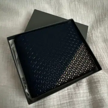 인덴야 네이비 접이식 지갑