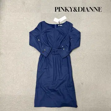 새상품 PINKY&DIANNE 원피스 긴팔 블루 M 사이즈