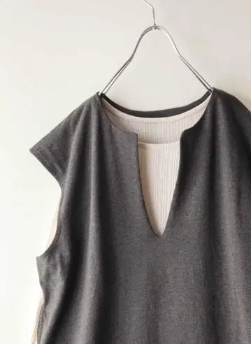 새상품 할인 4L~5L 모카 그레이 키넥 오버롤 스커트 원피스 빅 사이즈