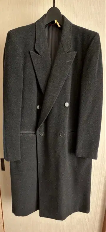 더반 남성용 체스터 코트 다크 그레이