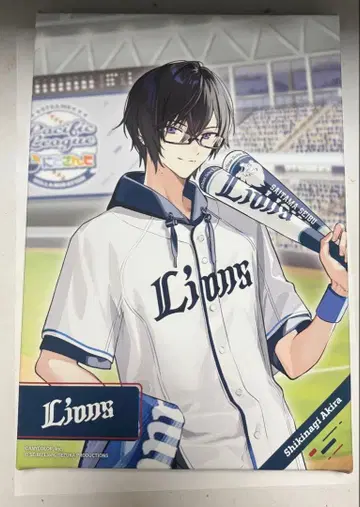 퍼시픽 리그 니지산지 시키나기 아키라 캐릭터 파인 캔버스 아트