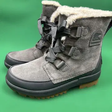 SOREL 그레이 퍼 부츠