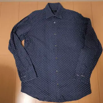 폴 스미스 네이비 도트 무늬 셔츠 S