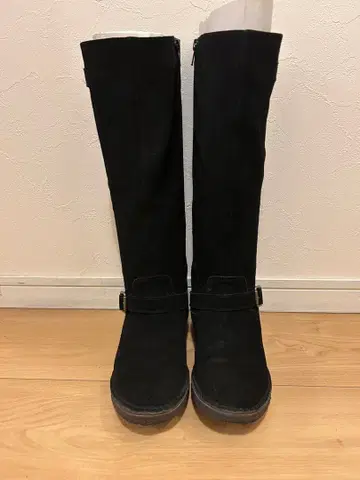 롱 부츠 천연 가죽 머그잔 부츠