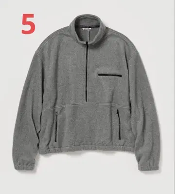 PURE SILK COMFORT FLEECE HALF ZIP P/O 5