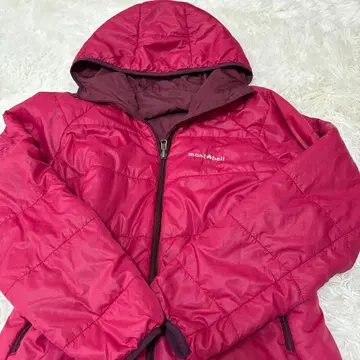 몽벨 써마랜드 후드티 리버서블 핑크