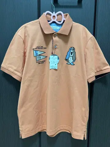 Hush Puppies 오렌지 피케 셔츠 M