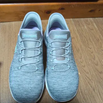 SKECHERS 슬립인스 그레이/민트