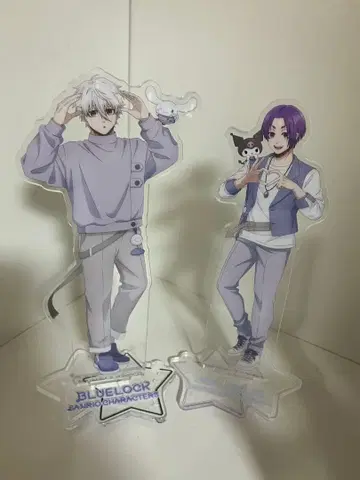 산리오 블루 록 나기 세이시로 미카게 레오 아크릴 스탠드 2종 세트