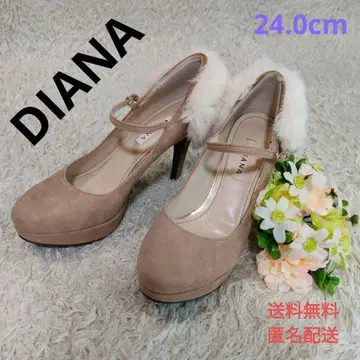 DIANA 다이애나 펌프스 하이힐 베이지 퍼