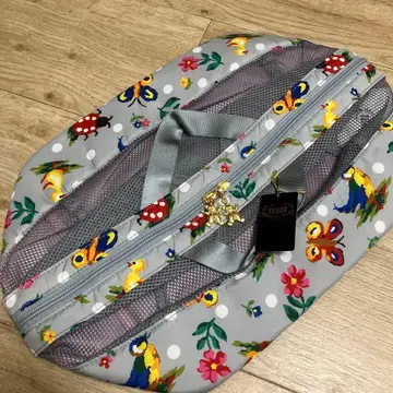 초 레어품 페이러 하이디 패턴 메쉬 파우치