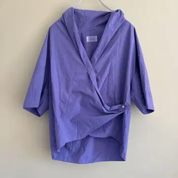 Luftrobe 루프트로브 로브 퍼플 셔츠 7부 소매 가을 M