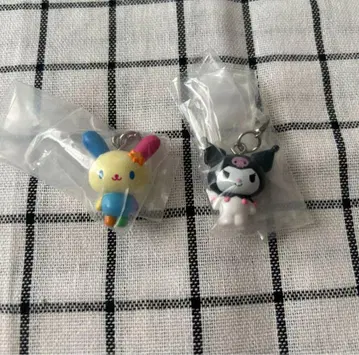 산리오 메지루시 액세서리 2 우사하나 쿠로미 미사용 새상품 가챠가챠