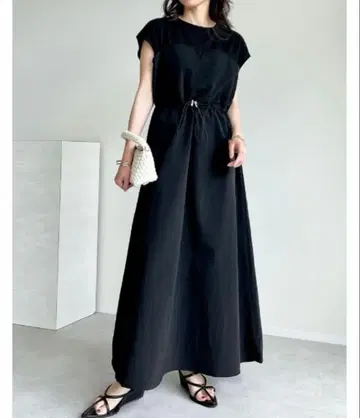 블랙 롱 티셔츠 원피스 반팔