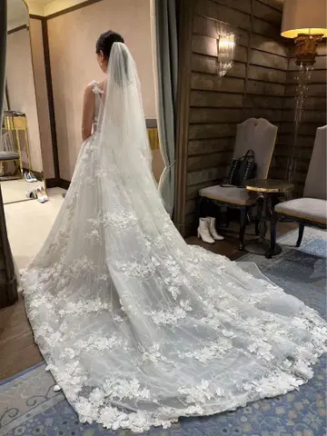 더 트릿 드레싱 베일 TCV-101 개더 있음