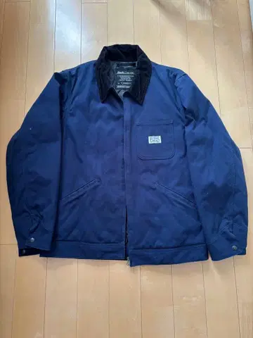 BackChannel 퀼팅 자켓 L 네이비