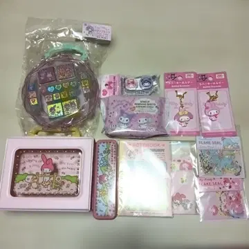 마이멜로디의 도구 상자 세트, 스탬프 세트, 굿즈 묶음 판매