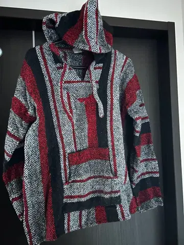 멕시칸 후드티 메키파 후드 부착 풀오버 스타일리시 서퍼