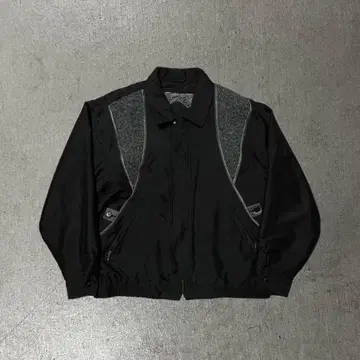 빈티지 나일론 블랙 재킷 아카이브 쇼트 기장