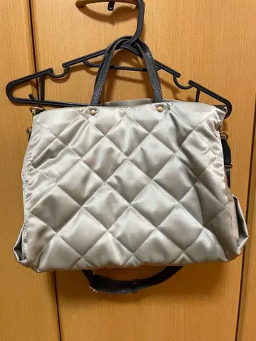 2way 퀼팅 백 (그레이)