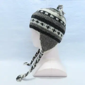 새상품 귀도리 니트 모자 모자 에스닉 동양인 스타일 M099