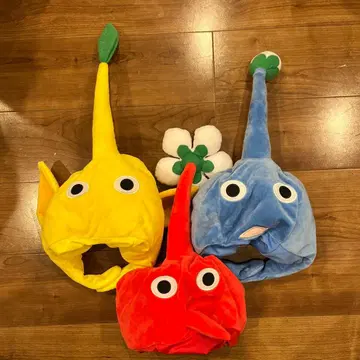 피크민 코스튬 모자 3종 세트