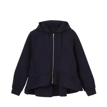 아나이 ANAYI 더블 저지 후드티 38 네이비