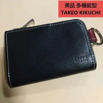 새상품급 TAKEO KIKUCHI 다기능형 키케이스 동전 지갑 패스케이스