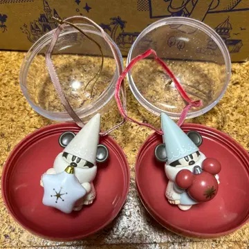 미키 오너먼트 2개 세트