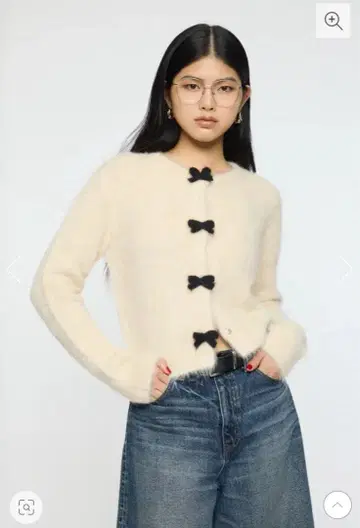 FRONT RIBBON 가디건