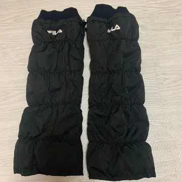 FILA 블랙 다운 레그 워머 여성용