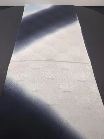 순수 실크 오비 아게 야마보카시 하자 있음 o260