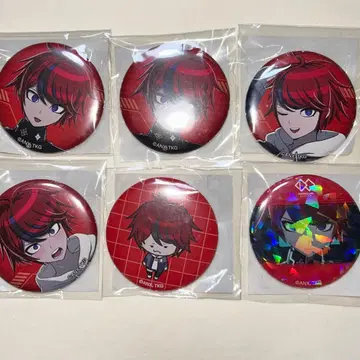 핸드레드 라인 캔뱃지 스미노 6종 컴프 세트