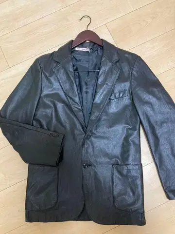 소가죽 100% 가죽 자켓 싱글