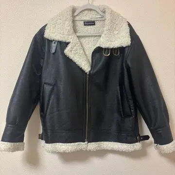 Baiyibaishun 보아 블랙 가죽 자켓