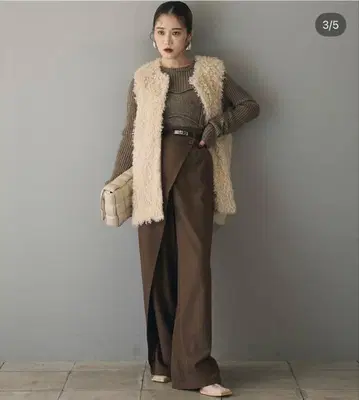 ANDREA&Co. 랩 와이드 팬츠