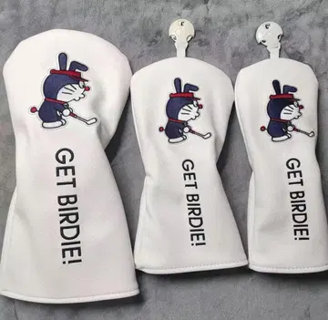 도라에몽 골프 헤드커버 Dr, Fw, UT 화이트 3