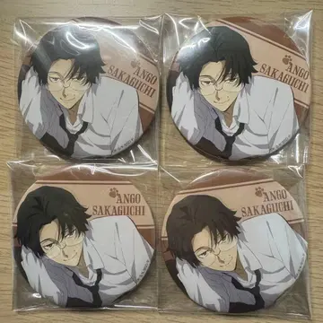 문호 스트레이독스 사카구치 안고 고양이 투성이 캔뱃지 묶음 판매