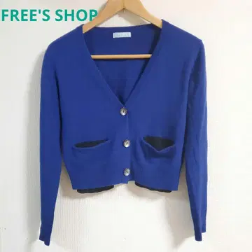 [ FREE'S SHOP ] 바이컬러 가디건 V자