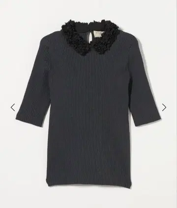 UNITED ARROWS 레이디 플라워 튤 니트