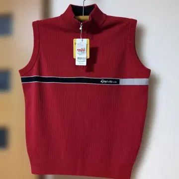 미사용 새상품 TaylorMade 레드 베스트 M 사이즈