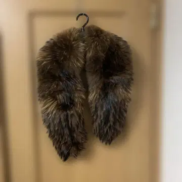 너구리 퍼 탈착식 옷깃