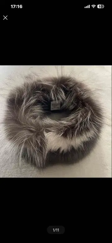 [ 새상품 ] MAISON DE MAIER 머플러 퍼 프리 FREE